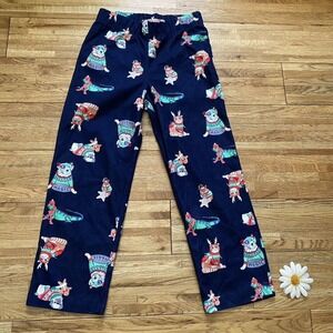 Old Navy Fleece‎ Pajama Holiday Pants Size S 6-7